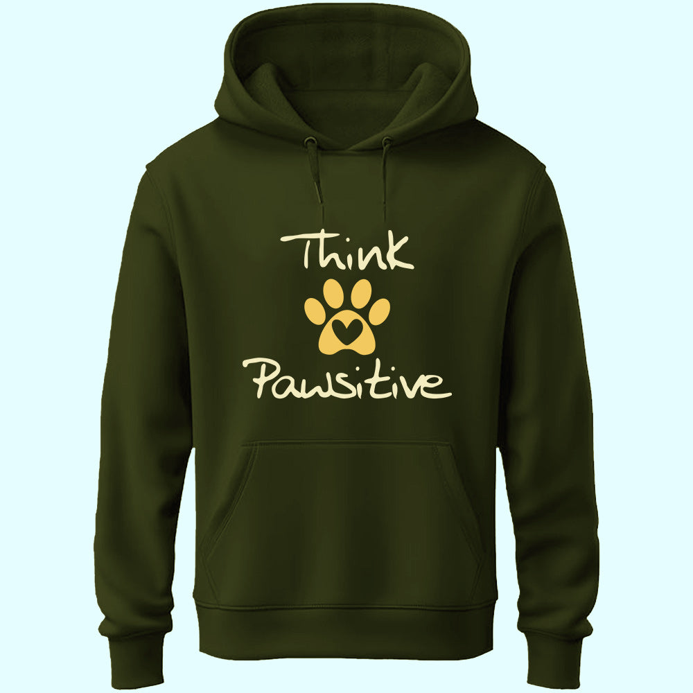 Think Pawsitive Unisex Hoodie - Soul & Peace