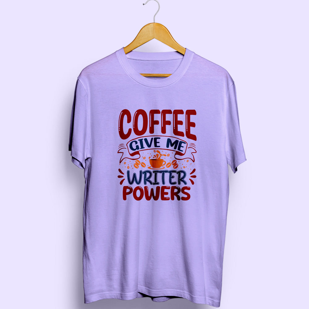 Writer Powers Half Sleeve T-Shirt
