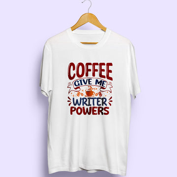 Writer Powers Half Sleeve T-Shirt