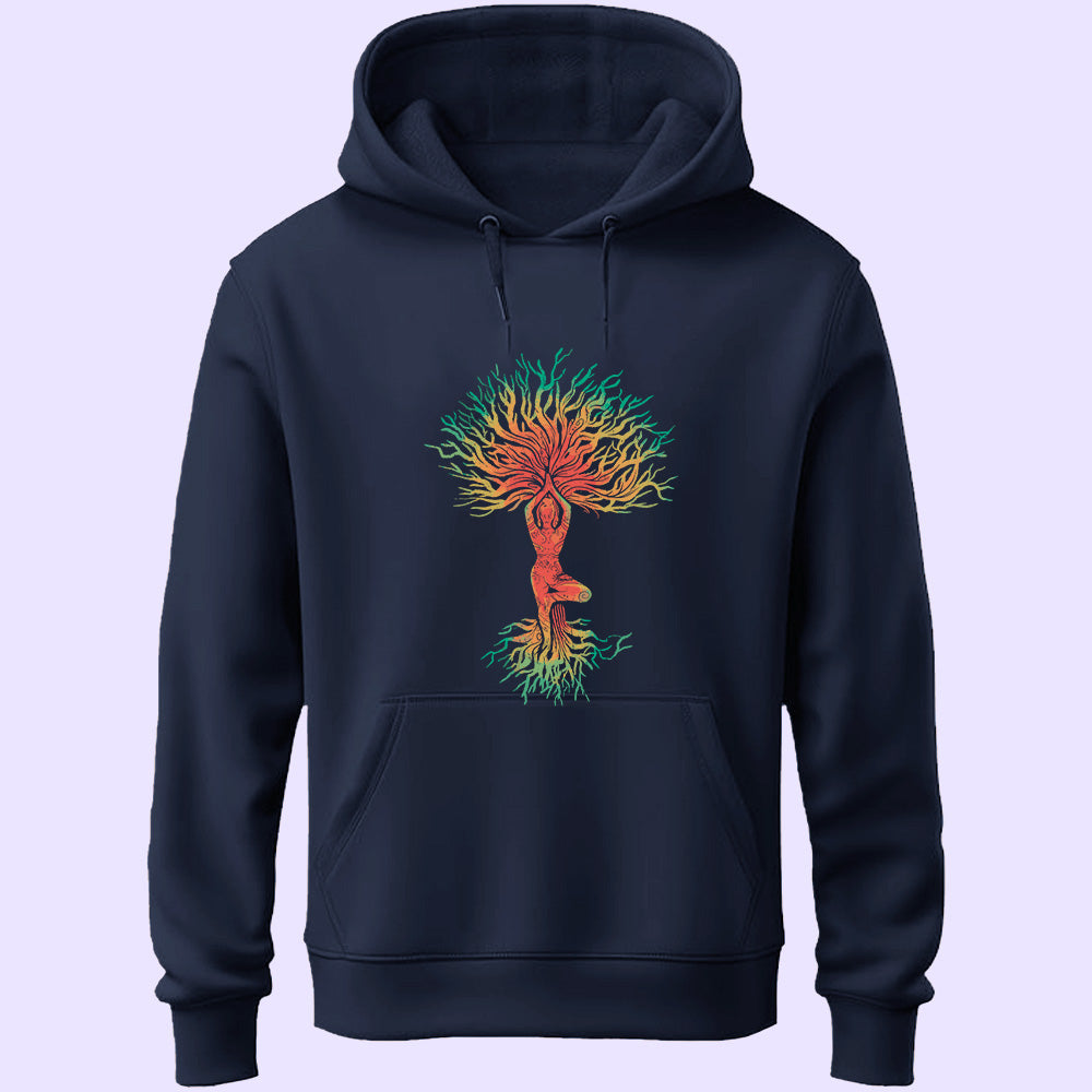 Yoga Roots Unisex Hoodie
