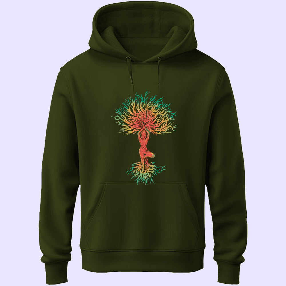 Yoga Roots Unisex Hoodie