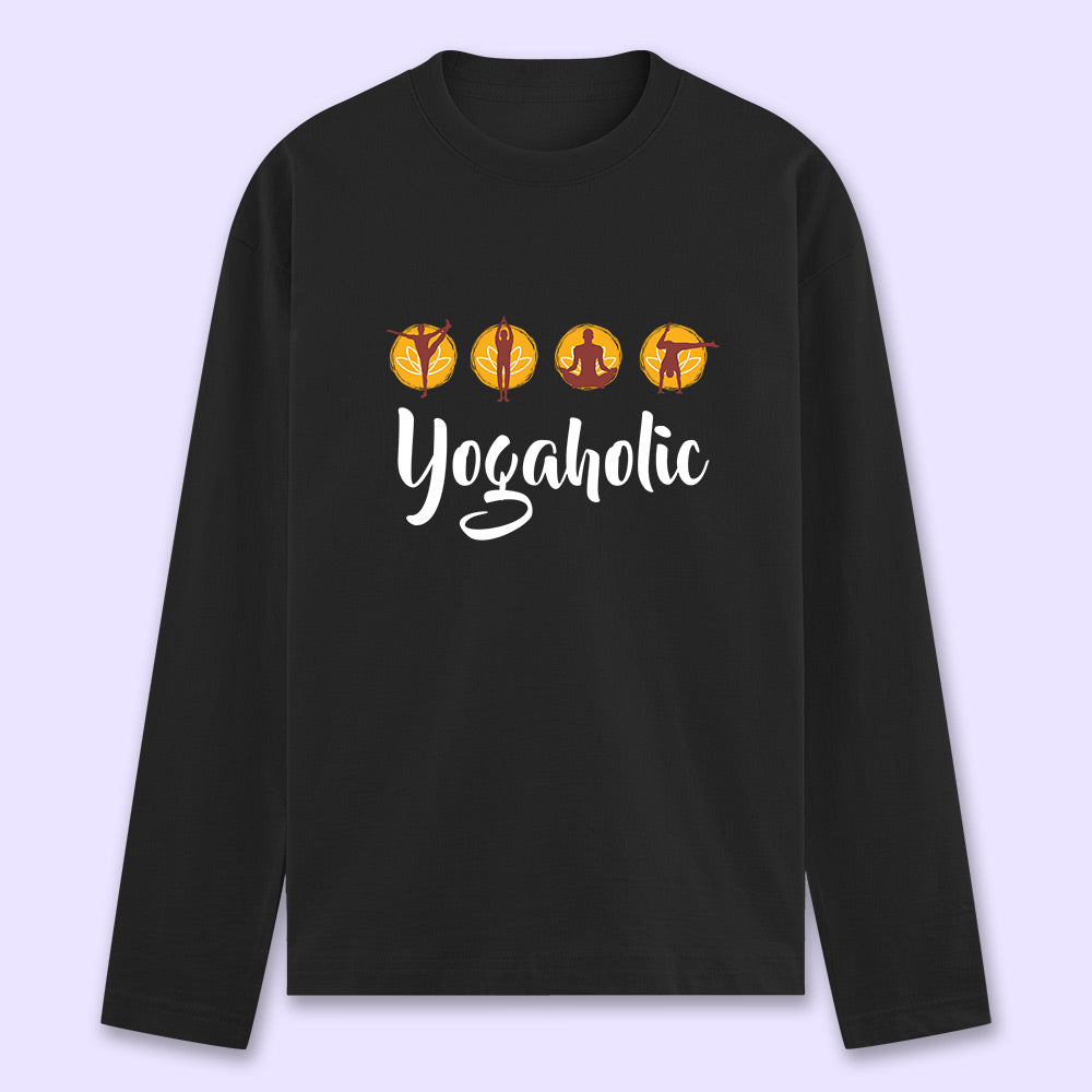 Yogaholic Full Sleeve T-shirt - Soul & Peace