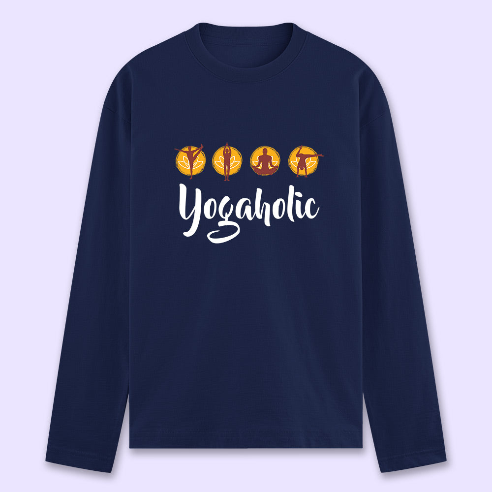 Yogaholic Full Sleeve T-shirt - Soul & Peace