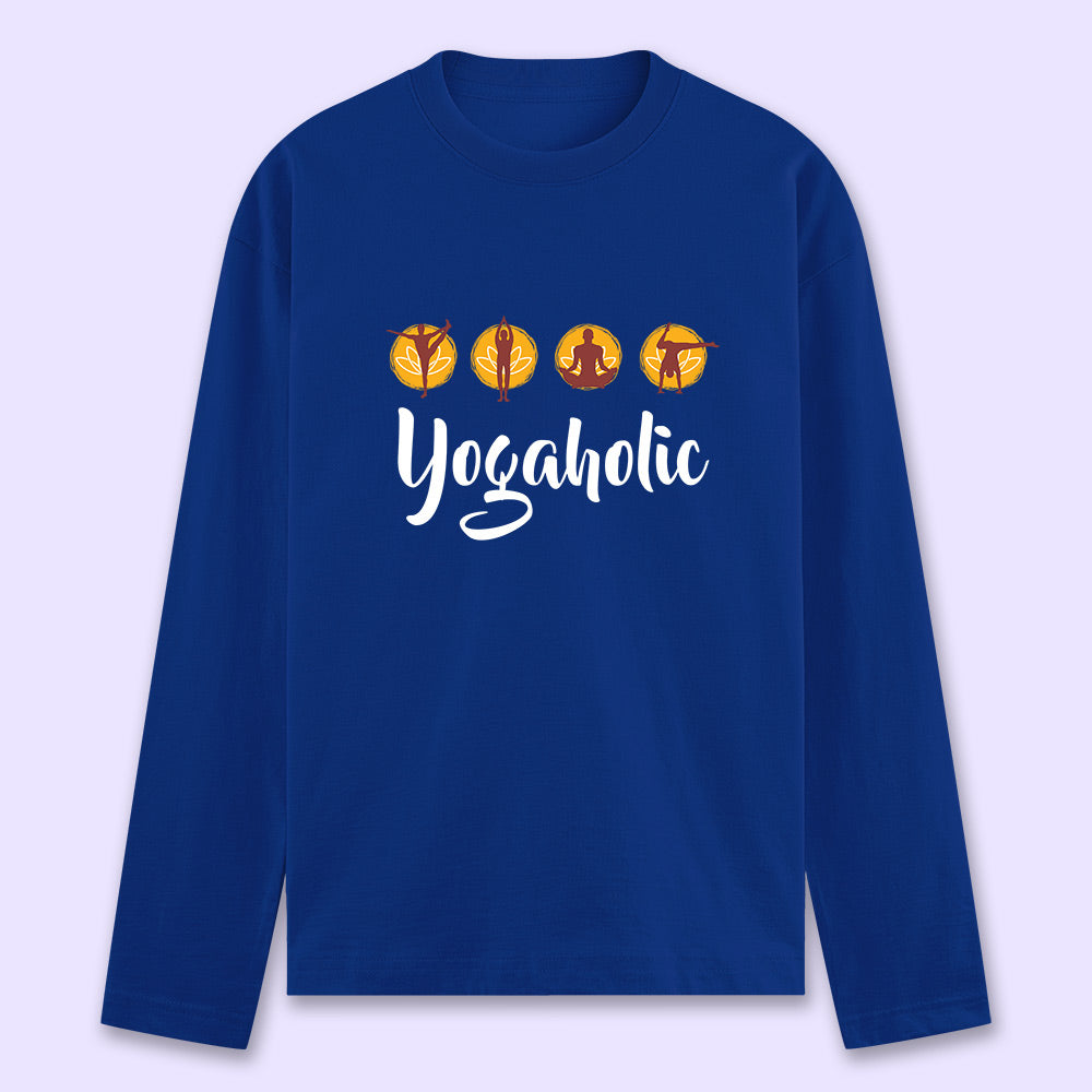 Yogaholic Full Sleeve T-shirt - Soul & Peace