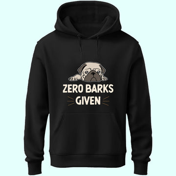 Zero Barks Given Unisex Hoodie