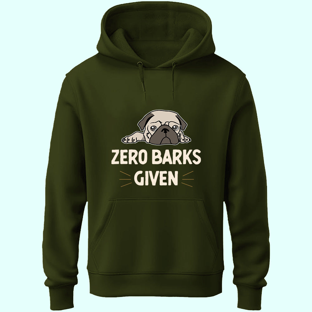 Zero Barks Given Unisex Hoodie
