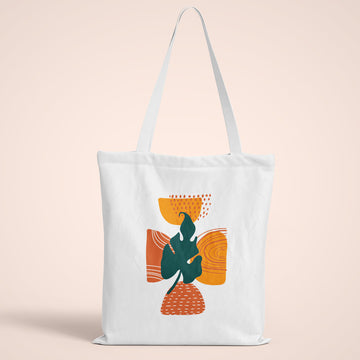 Abstract Leaf Tote Bag