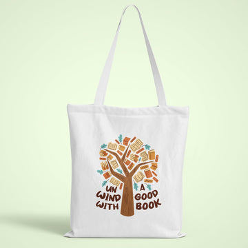 A Good Book Tote Bag