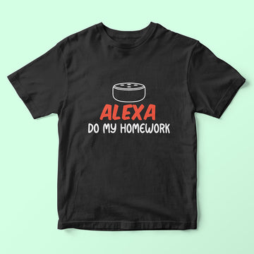 Alexa Do My Homework Kids T-Shirt