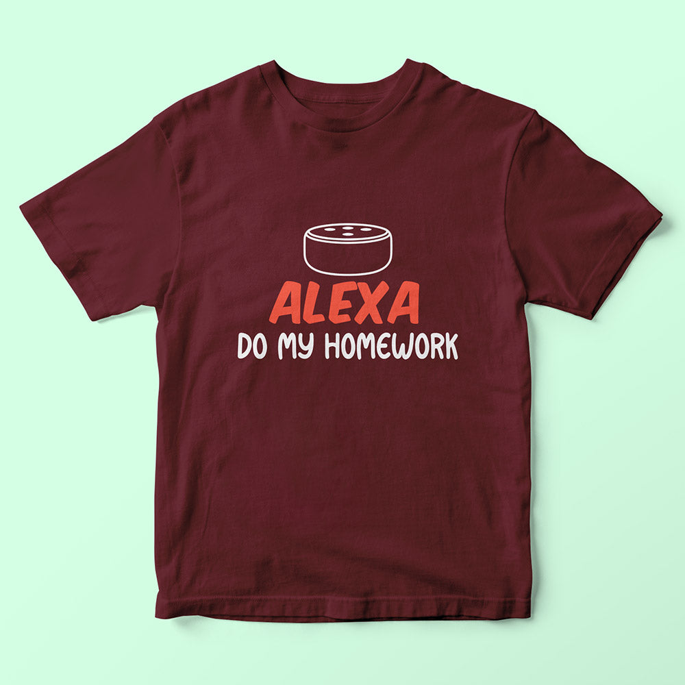 Alexa Do My Homework Kids T-Shirt - Soul & Peace