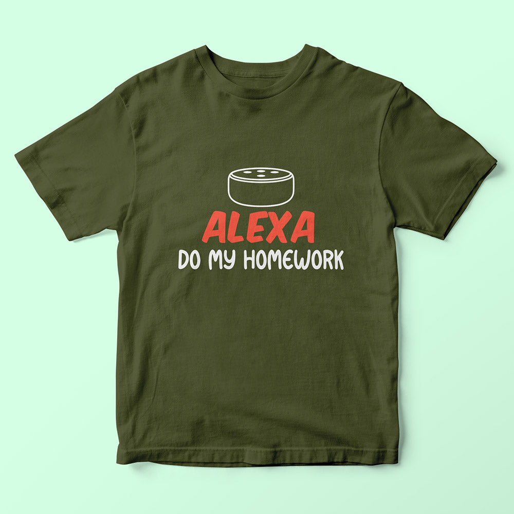 Alexa Do My Homework Kids T-Shirt - Soul & Peace