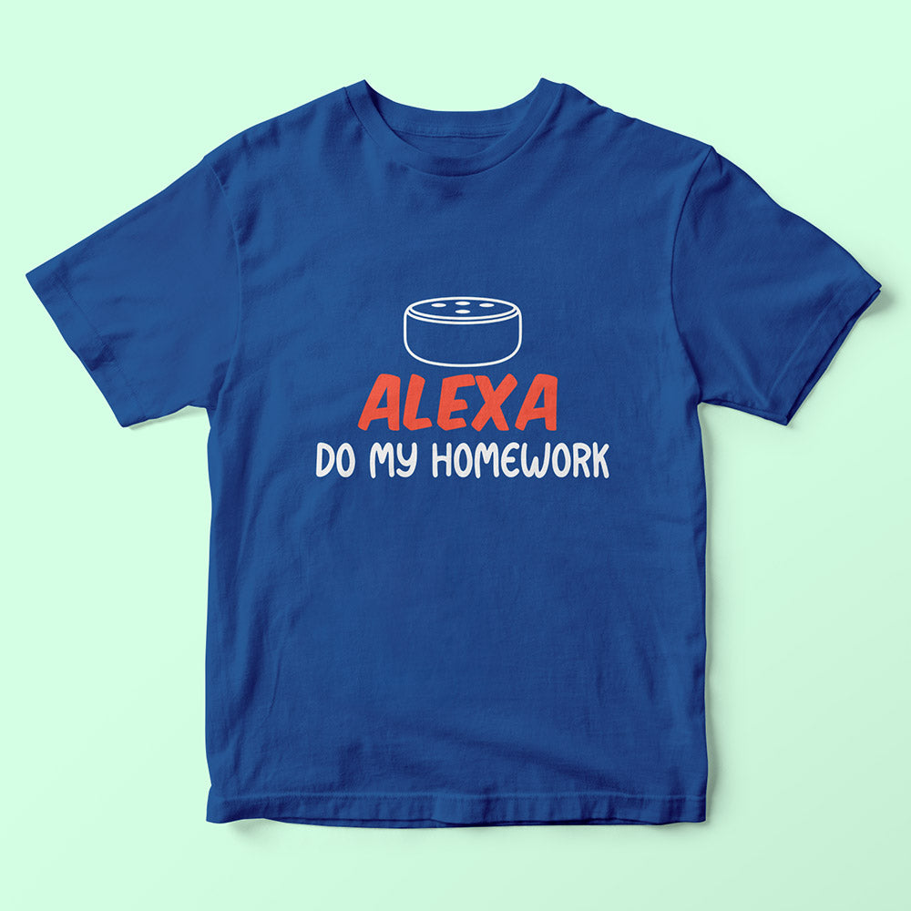 Alexa Do My Homework Kids T-Shirt - Soul & Peace