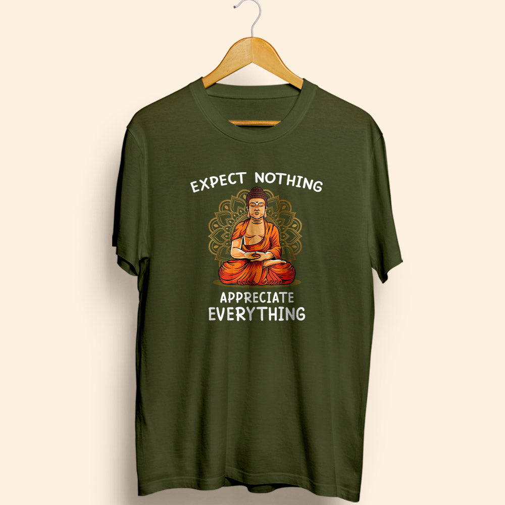 Appreciate Everything Half Sleeve T-Shirt - Soul & Peace