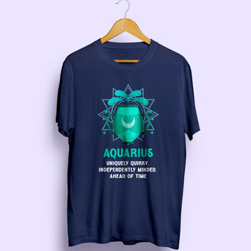 Aquarius Half Sleeve T-Shirt