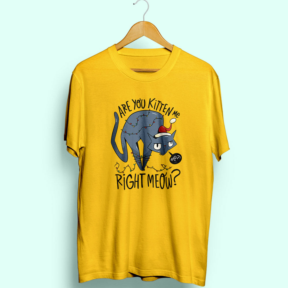 Are You Kitten Me Half Sleeve T-Shirt - Soul & Peace