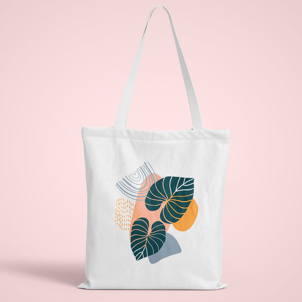 Artistic Leaves Tote Bag