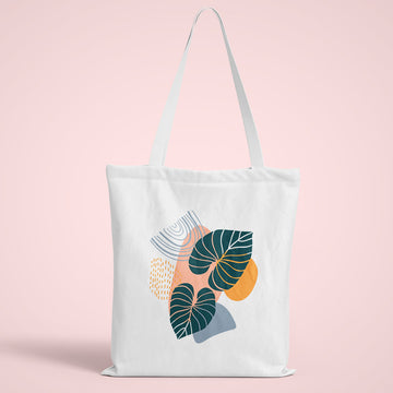 Artistic Leaves Tote Bag