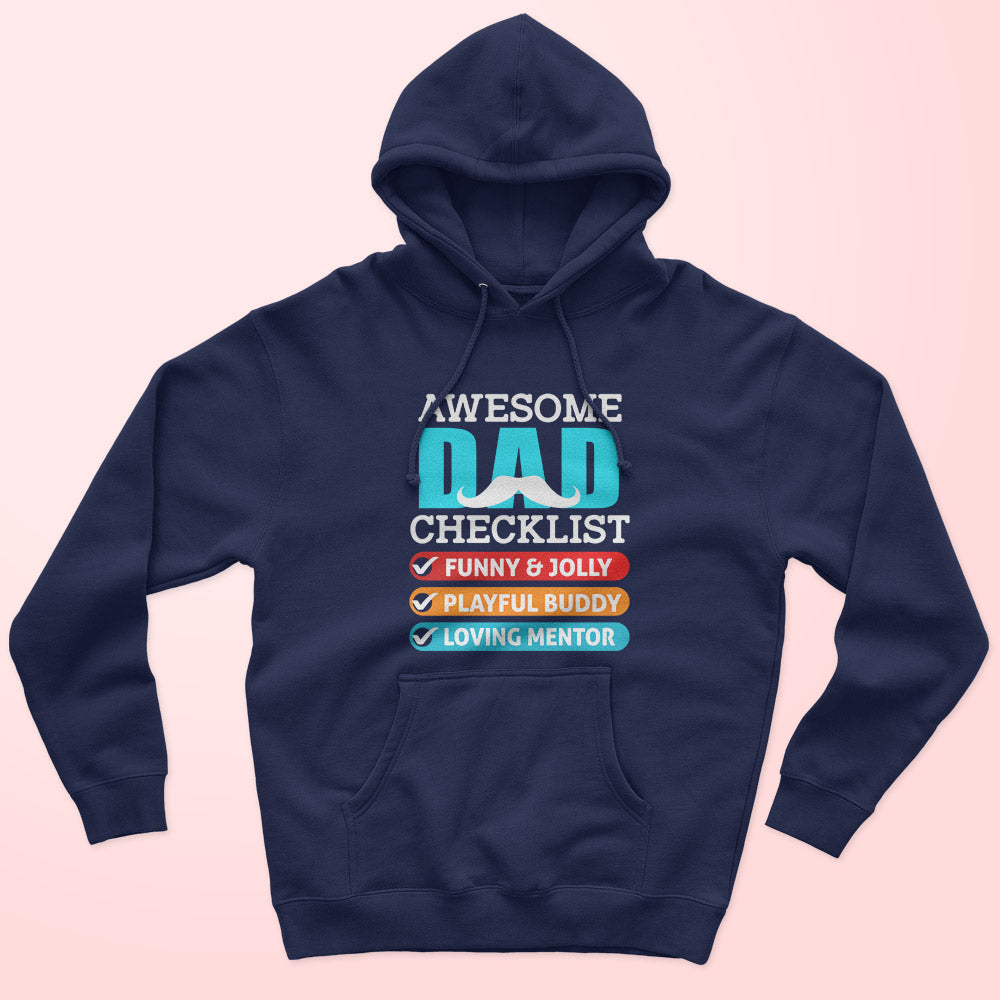 Awesome Dad Checklist Unisex Hoodie