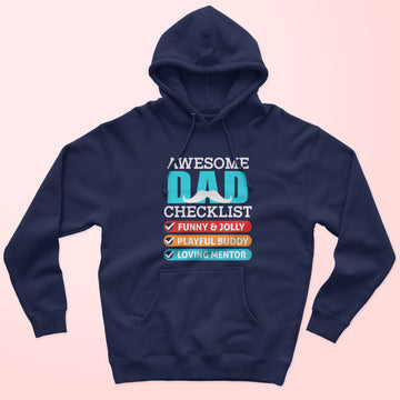 Awesome Dad Checklist Unisex Hoodie