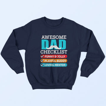 Awesome Dad Checklist Sweatshirt