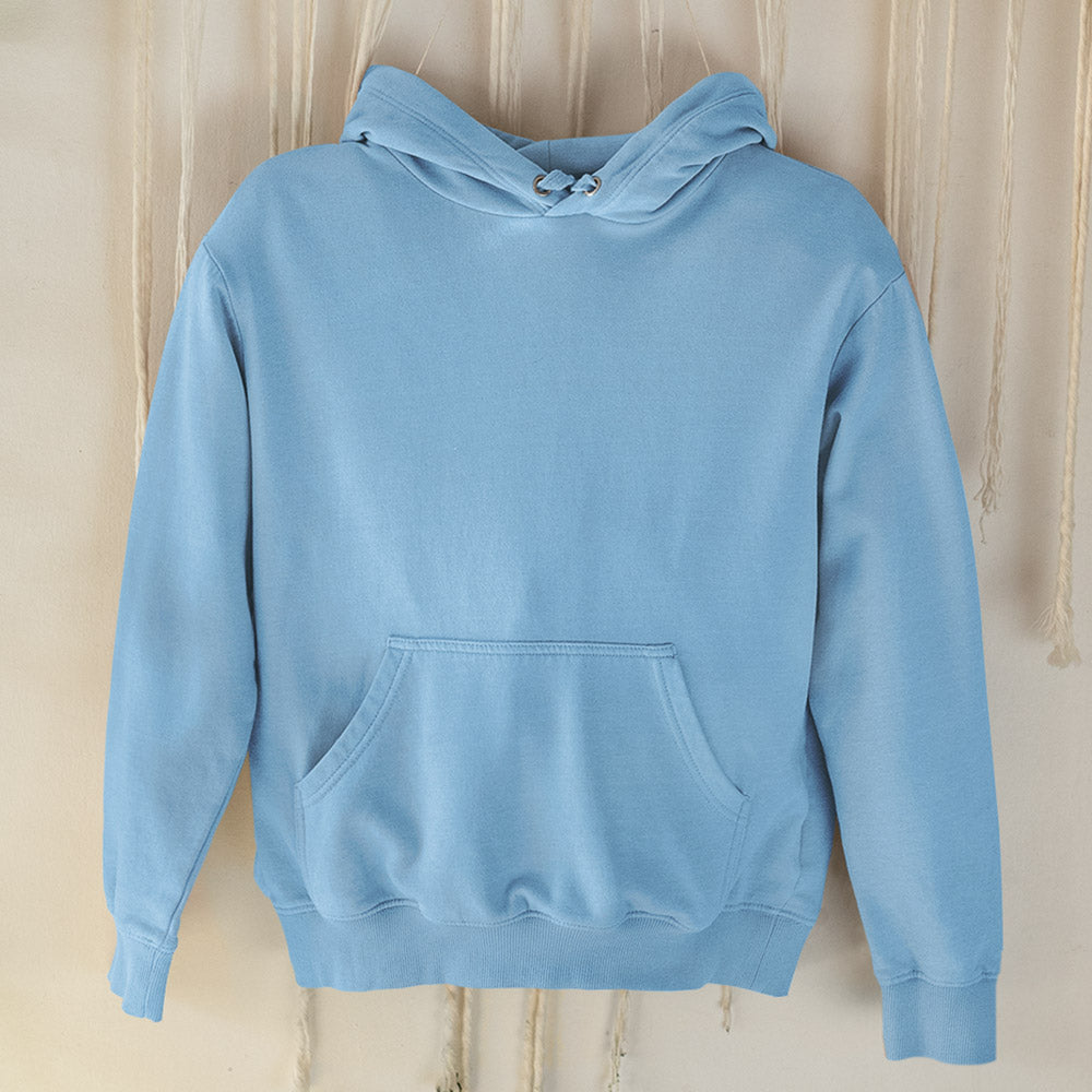 Solid: Baby Blue Hoodie - Soul & Peace