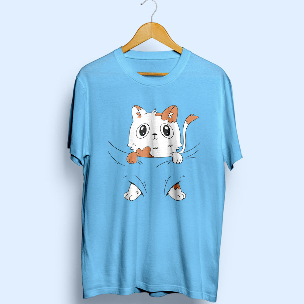 Baby Cat Half Sleeve T-Shirt - Soul & Peace