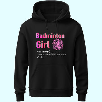 Badminton Girl Unisex Hoodie
