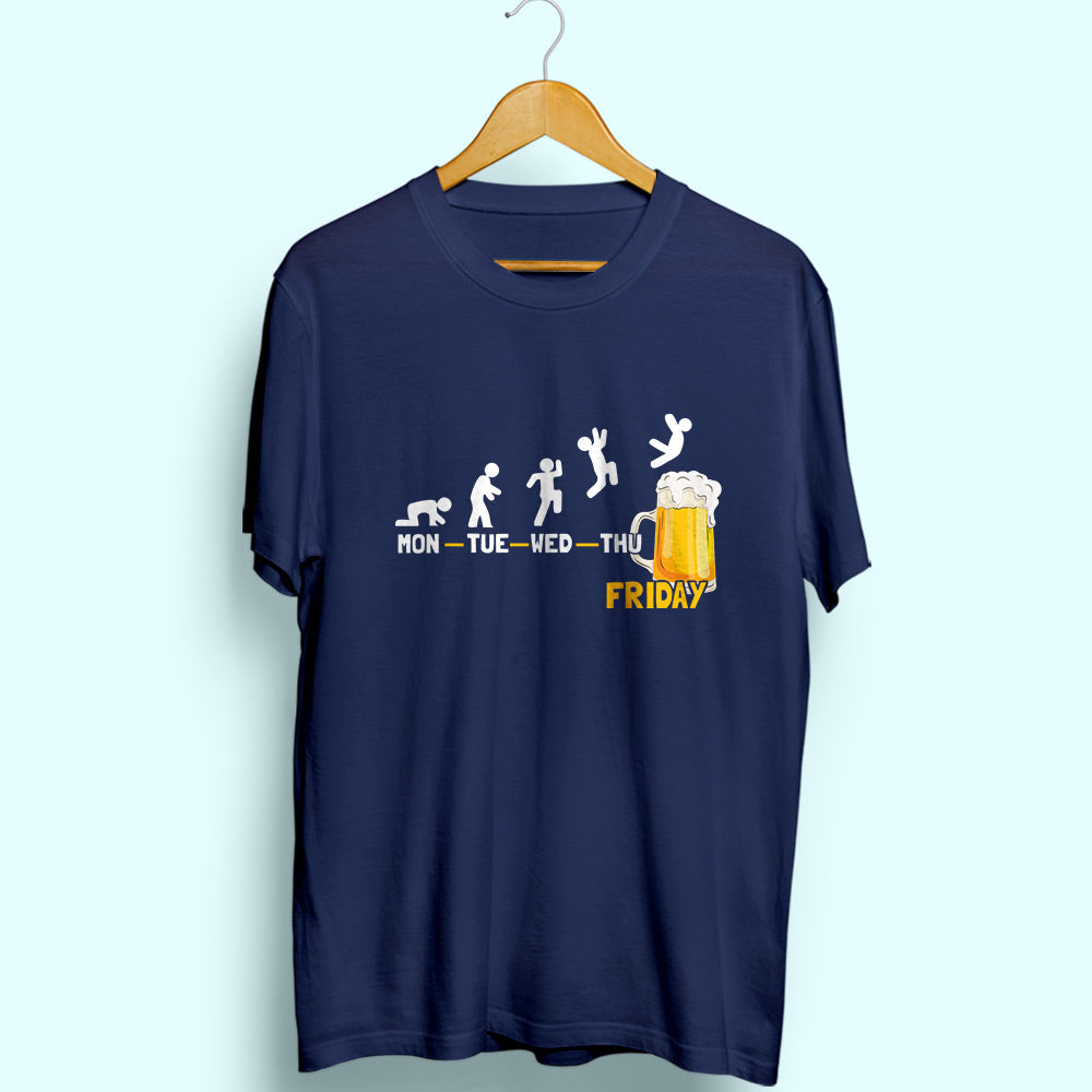 Beer Friday Half Sleeve T-Shirt