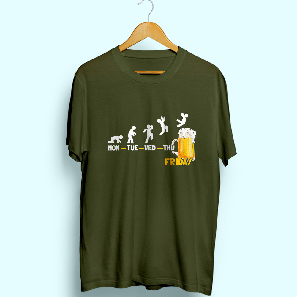 Beer Friday Half Sleeve T-Shirt