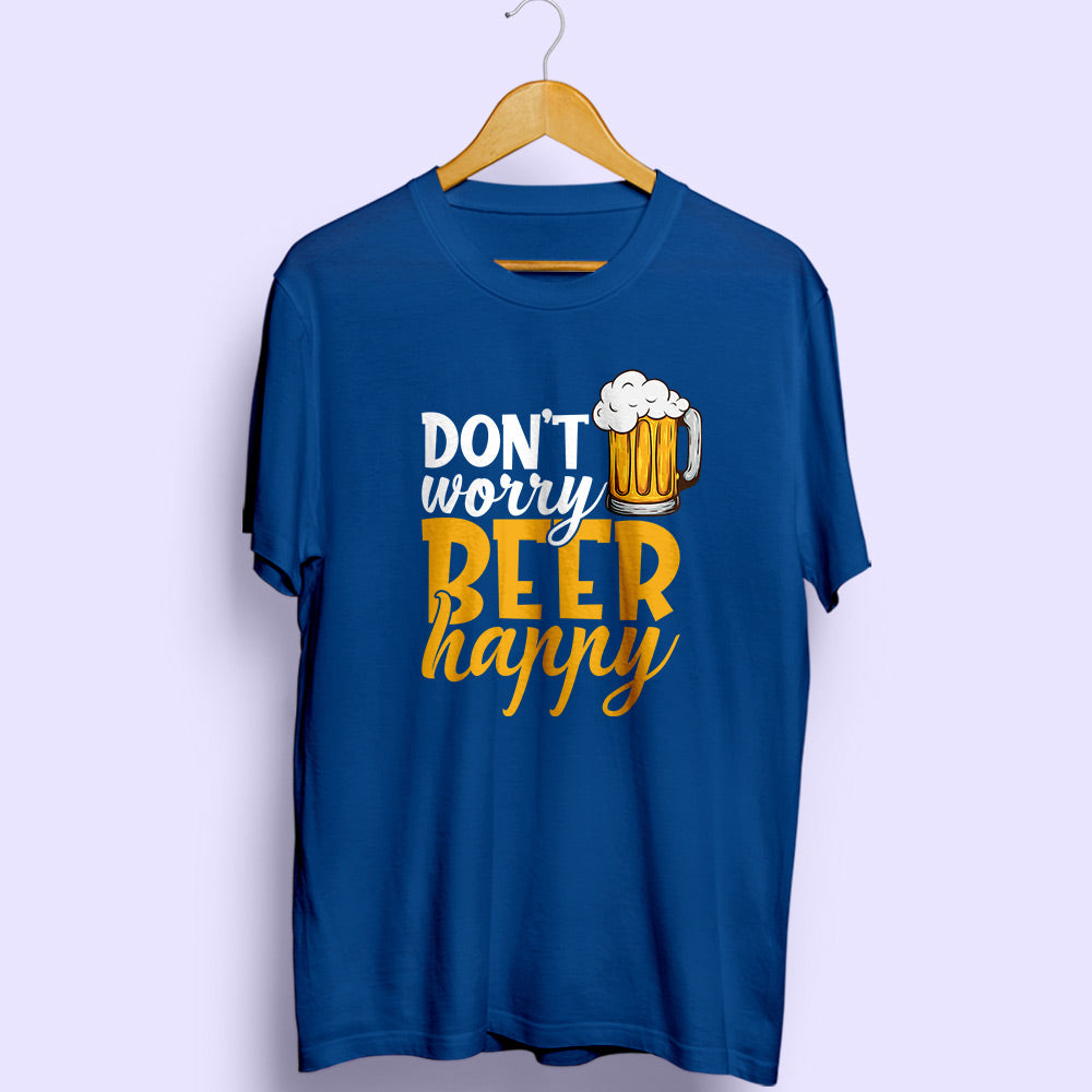 Beer Happy Half Sleeve T-Shirt