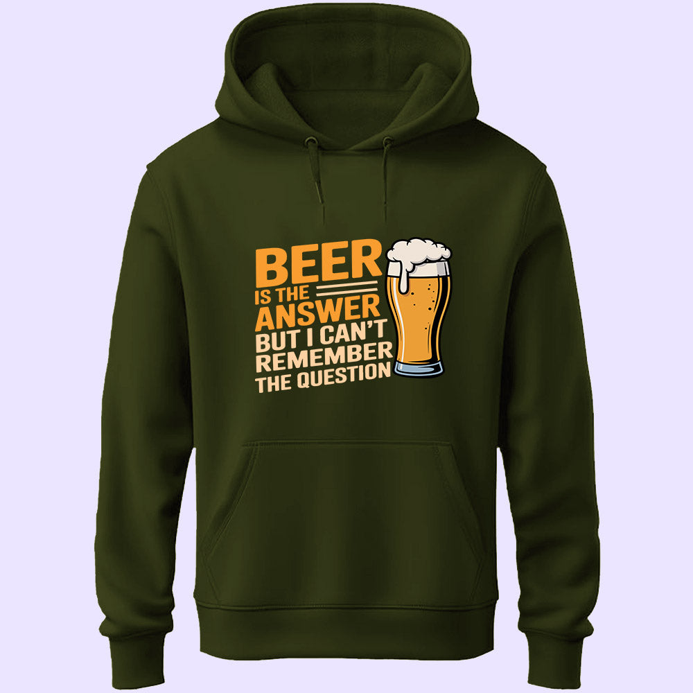 Beer Is The Answer Unisex Hoodie
