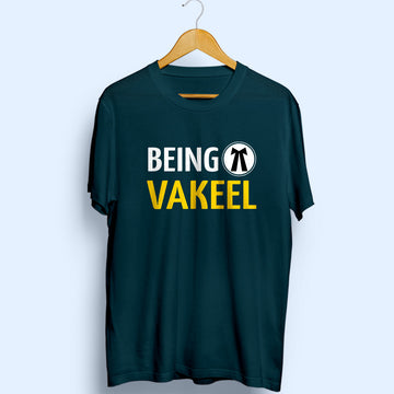 Being Vakeel Half Sleeve T-Shirt