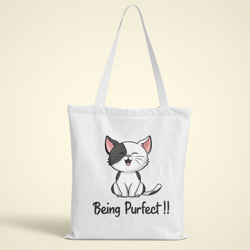 Being Purfect Tote Bag