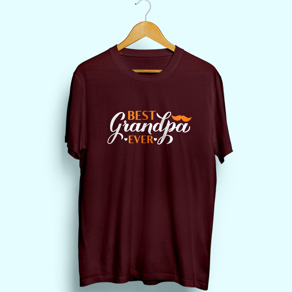 Best Grandpa Ever Half Sleeve T-Shirt