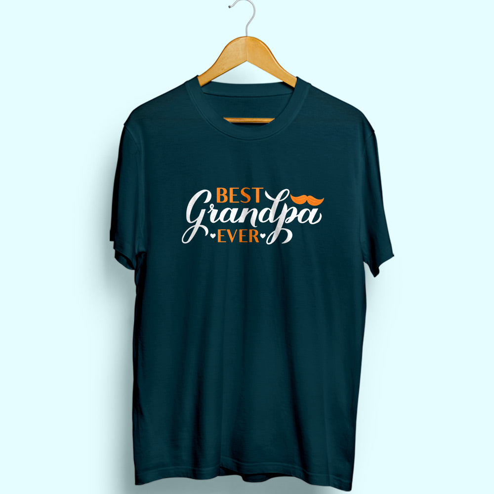 Best Grandpa Ever Half Sleeve T-Shirt