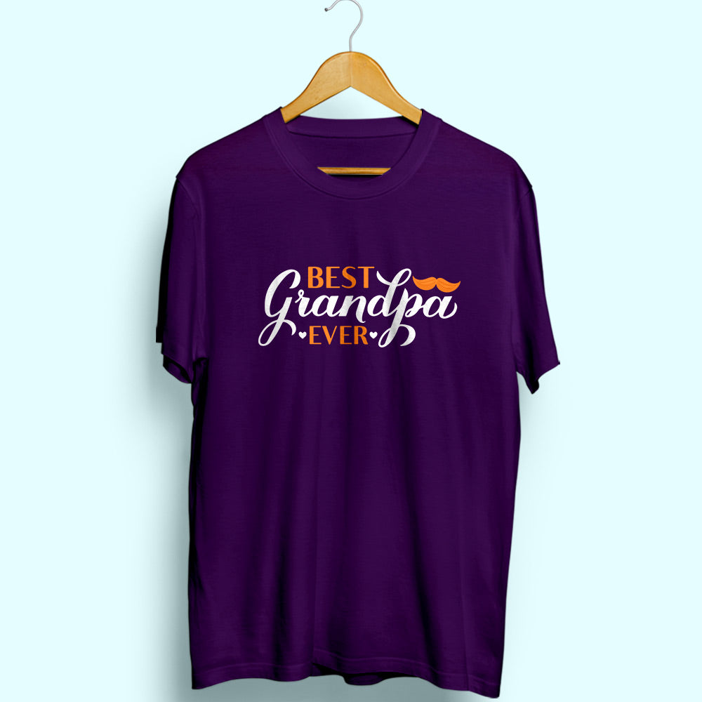 Best Grandpa Ever Half Sleeve T-Shirt
