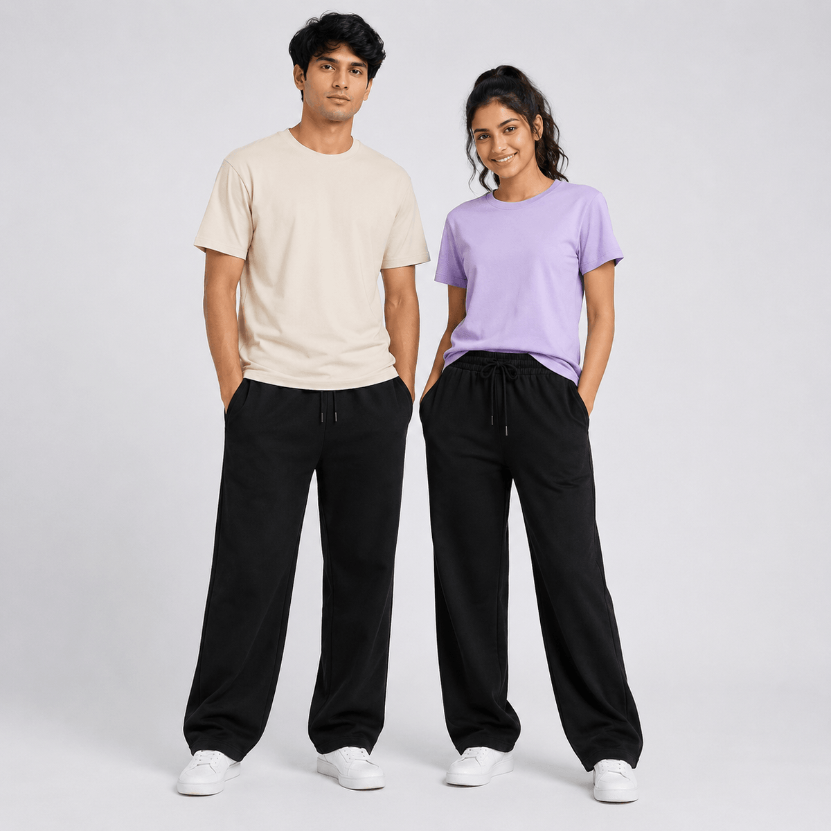 Black Unisex Sweatpants - Comfy Fit