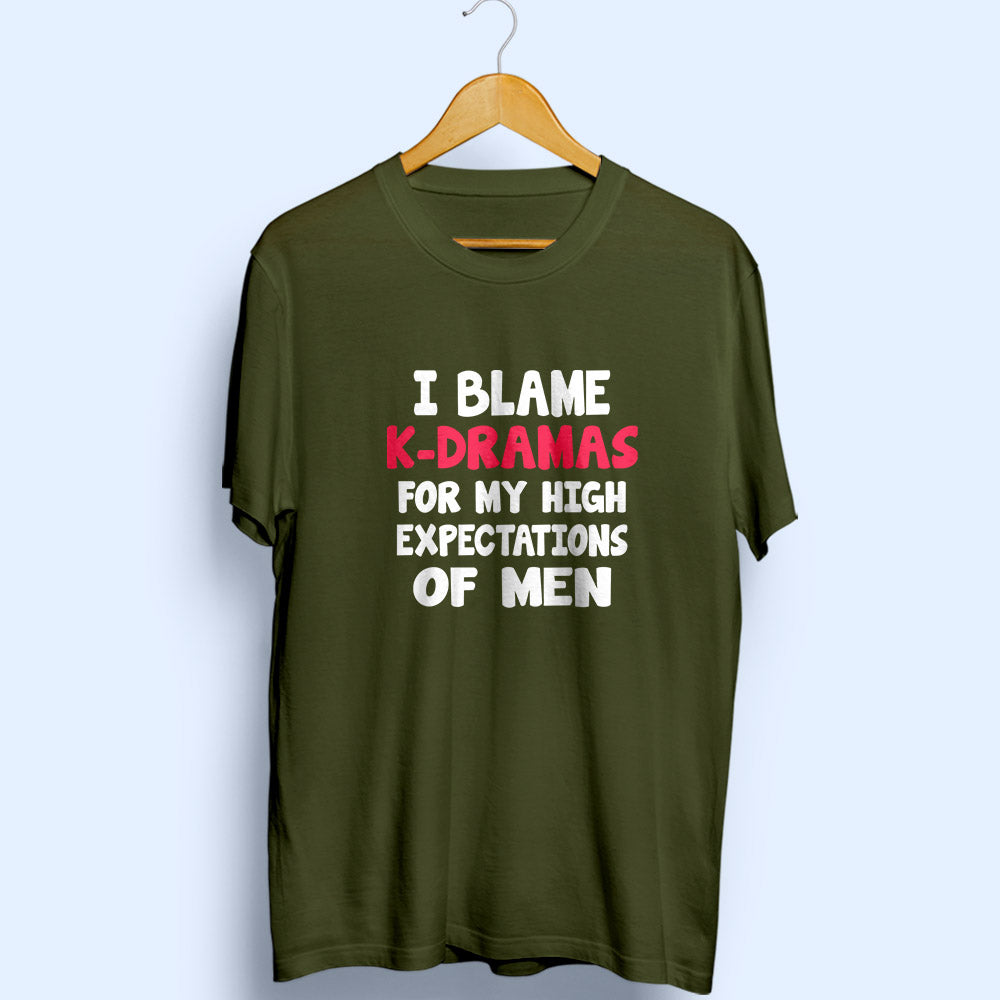 Blame K-Dramas Half Sleeve T-Shirt