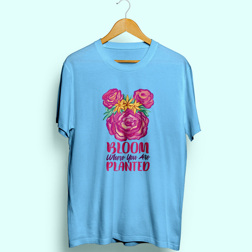 Bloom Half Sleeve T-Shirt - Soul & Peace