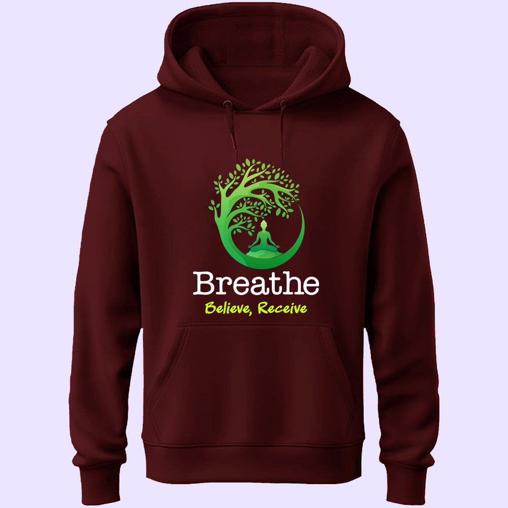 Breathe Believe Receive Unisex Hoodie