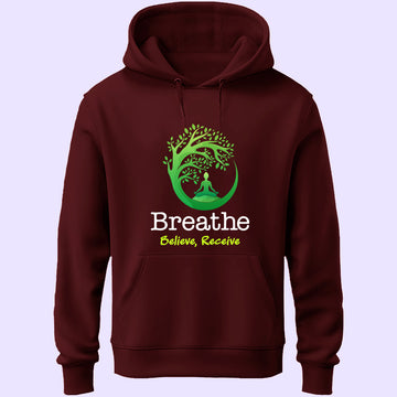 Breathe Believe Receive Unisex Hoodie