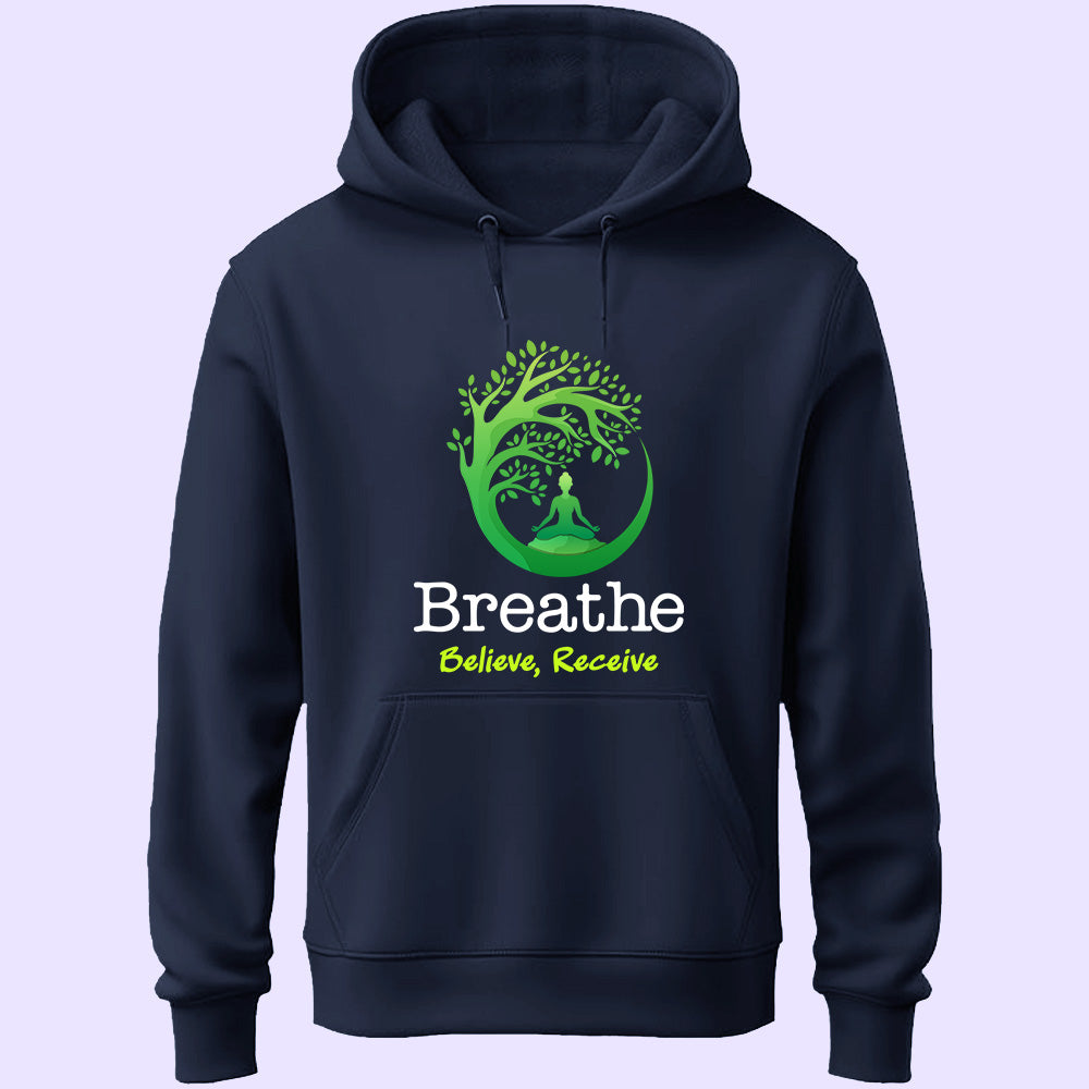 Breathe Believe Receive Unisex Hoodie