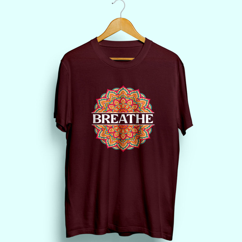 Breathe Half Sleeve T-Shirt - Soul & Peace