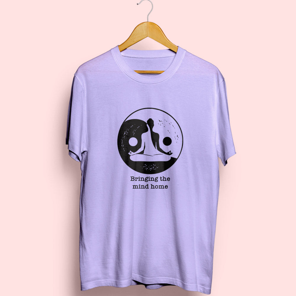 Brining The Mind Home Half Sleeve T-Shirt - Soul & Peace