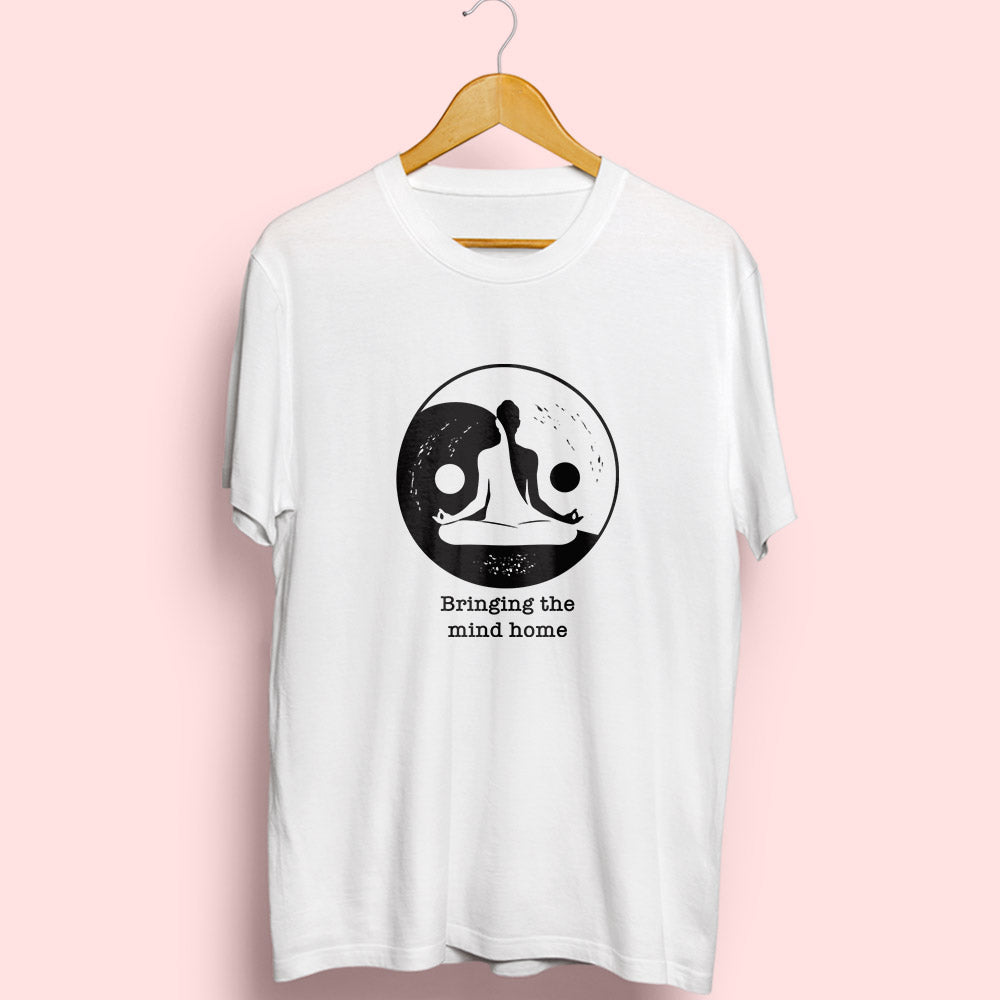 Brining The Mind Home Half Sleeve T-Shirt - Soul & Peace