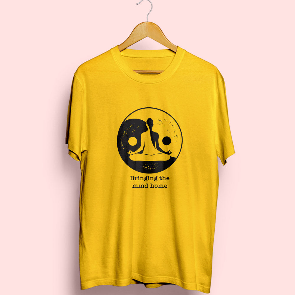 Brining The Mind Home Half Sleeve T-Shirt - Soul & Peace