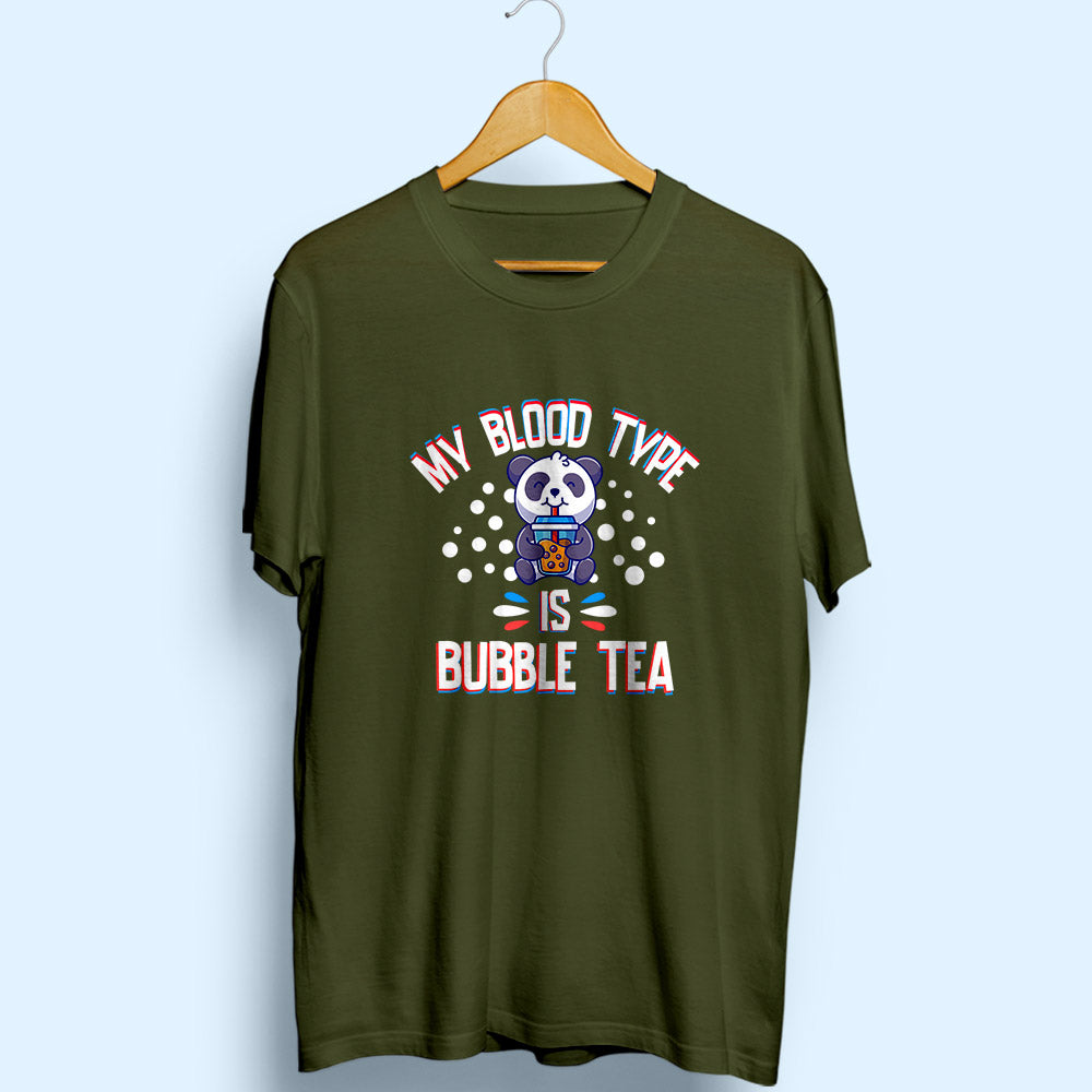 Bubble Tea Half Sleeve T-Shirt