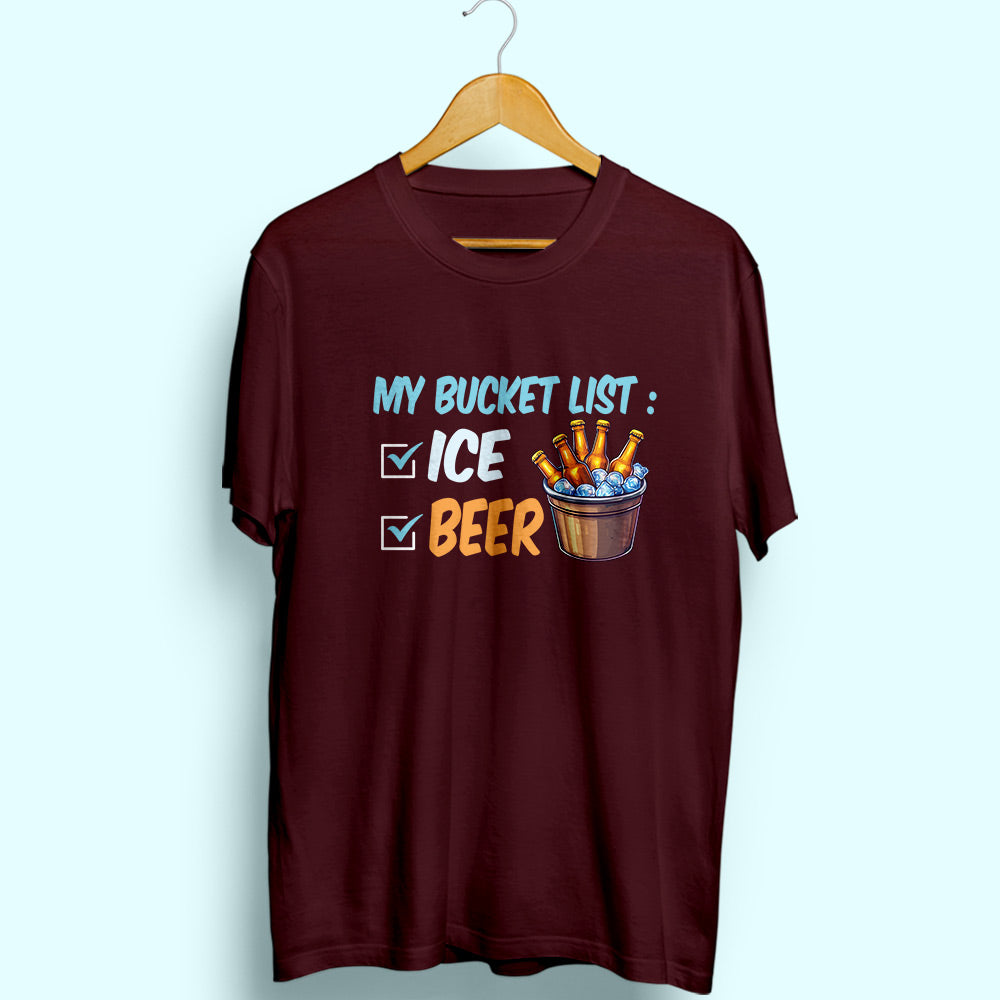 Bucket List Half Sleeve T-Shirt