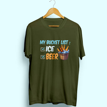 Bucket List Half Sleeve T-Shirt