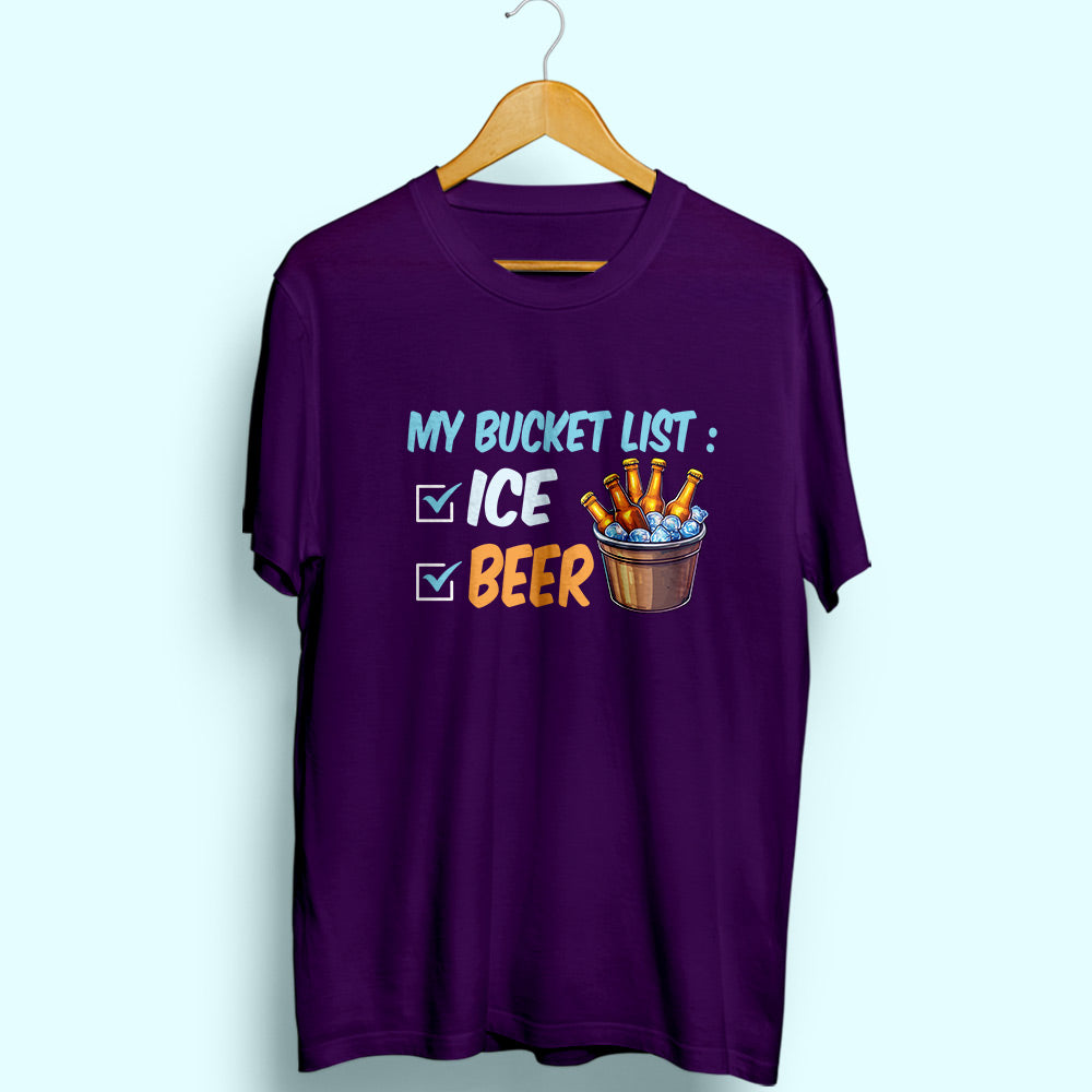 Bucket List Half Sleeve T-Shirt